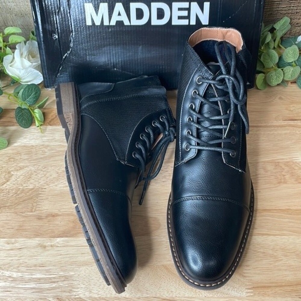 Madden Men's Baillo Combat Boots 9M